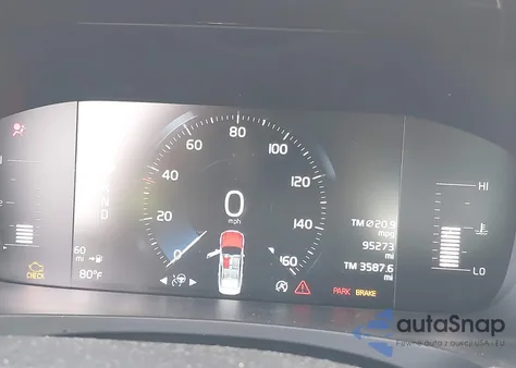 2017 Volvo S90 T5 Momentum z USA, uszkodzony, nr VIN YV1102AK6H1012170